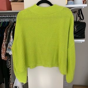 In The Style Neon crew neck sweater